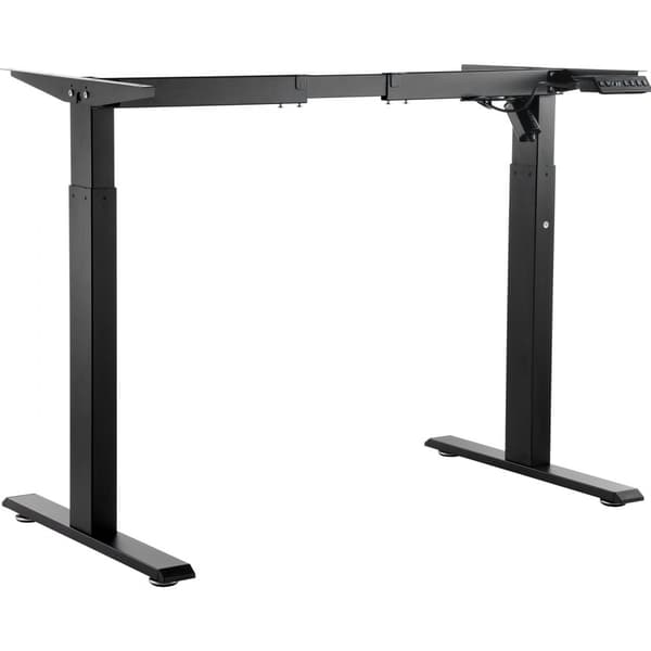 Elektrisk justerbar skrivebordsramme, højden 70-117 cm, ideel til stående arbejdsstation.