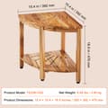 Miniatyrbillede 7 af 9: Hjørne teak brusebænk, 18,5" højde, 15,5" radius. 100% skimmelbestandigt teaktræ. Bæreevne: 500 LBS. Perfekt til badeværelse og udendørs brug.
