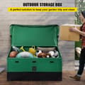 Pikkukuva 2 / 7: Ulkosäilytyslaatikko Patio Deck Box, 100 gallonan vedenpitävä PE-peite, kestävä ja tilava säilytysratkaisu.