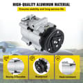 Miniatyrbillede 5 af 9: A/C-kompressor og kobling til CO 101290C (4L3Z19703AB) til Ford Lincoln Mercury 93–07, motorer 4,2 l, 4,6 l, 5,4 l, 6,8 l.
