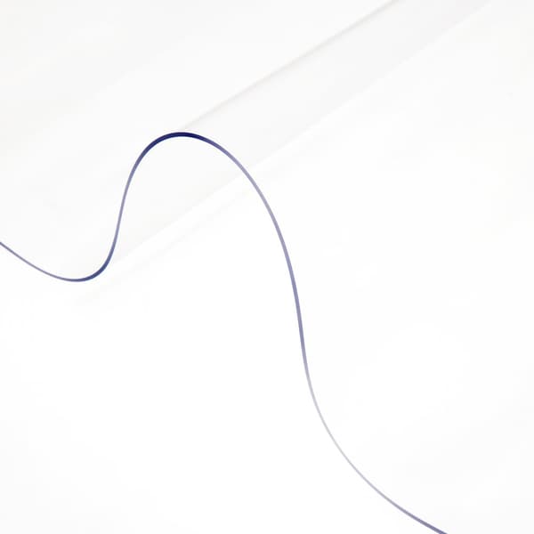1,5 mm PVC Bordsduk 107 x 213 cm Transparent Bordsmatta Bra Bordsöverdrag