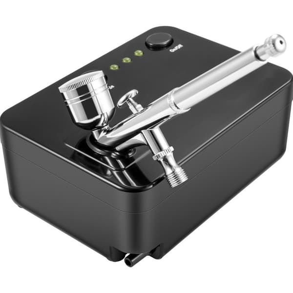 Airbrush Kit, Portabel Airbrush-set med kompressor, Multi-purpose Dual-action Gravity Feed Airbrushes för konst och dekoration.