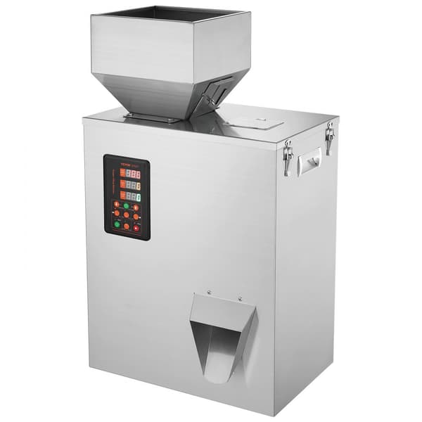 Pulverfyldemaskine, 0,022-1,1 lbs/10-500 g, automatisk intelligent partikelvejning. Ideel til tefrø, korn og mel.
