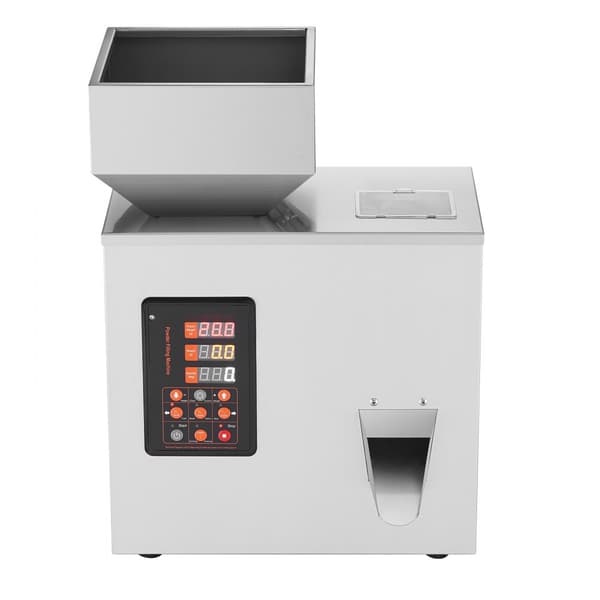 Pulverfyller, 0,002-0,22 lbs/1-100 g, Automatisk Partikelvejning - Fyldemaskine til tefrø, korn og mel. Ideel til bønner og glimmer.