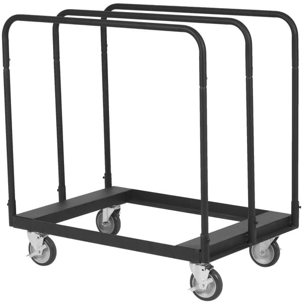 Gipsvægsvogn, 1500 LBS panelvogn med 36", praktiske 5" hjul, til håndtering af gipsplader og vægpaneler - perfekt til garage og hjem.