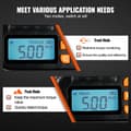 Pikkukuva 5 / 9: Digitaalinen vääntömomenttiruuvimeisseli, 1/4", LCD-näyttö, 2,65-70,67 in-lbs, 0,01 Nm säätö.