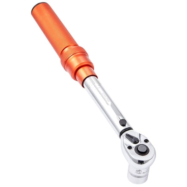 Momentnøgle 1/4" drev, Klikmomentnøgle 20-200 in.lb/3-23 n.m, justerbart sæt med dobbeltskala og adaptere for forlængerstang.