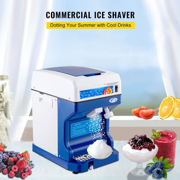 Snökonemaskin 265LBS Kommersiell Israkmaskin 220V 50HZ Kross Snöflinga Rostfritt Stål Livsmedelsklass för Hem & Barer
