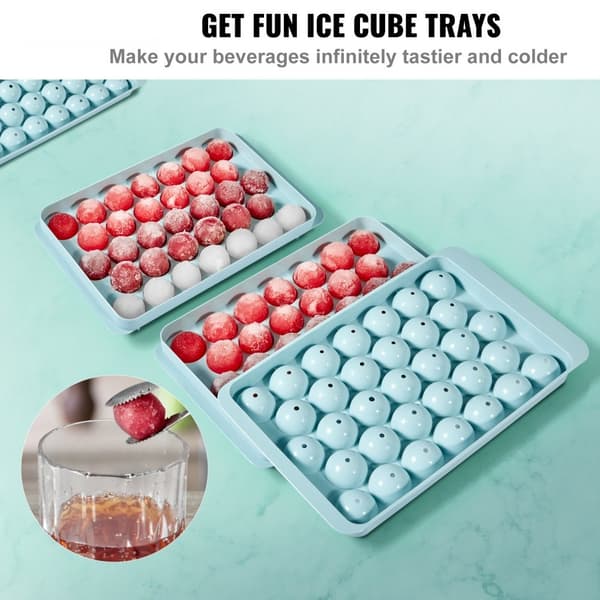 Isbitsform Silikon Rund Isbollsmaker med lock Lätt att lossa 2-pack