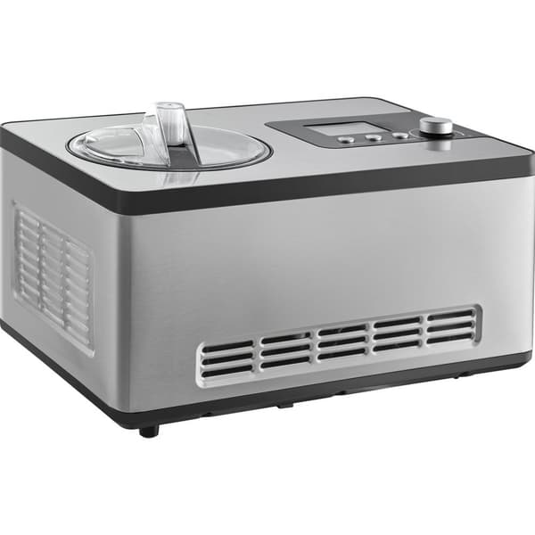 2 Quart Automatisk Glassmaskin Elektrisk Yoghurt Gelato Skapa Silver