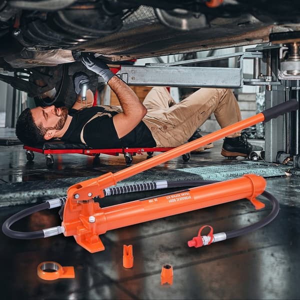 20 tonnin hydraulinen tunkki, ilmapumppu, nostopuomi ja Porta Power -korjaussarjat. Tehokasta nostoa!