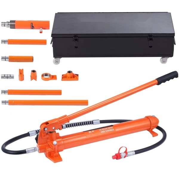 20 tonnin hydraulinen tunkki, ilmapumppu, nostopuomi ja Porta Power -korjaussarjat. Tehokasta nostoa!
