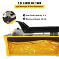 Miniatyrbillede 6 af 9: Lufthydraulisk pumpe, 10.000 PSI fodpumpe, 1/2 Gal reservoir, inkl. slange og sprøjtepistol til tunge maskiner og bilreparationer.