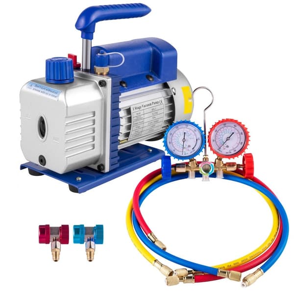 Monitoimipumppu 3CFM 85 L/Min Vakuumipumppu ilmastointiin, kaasunpoisto, HVAC R12 R22.