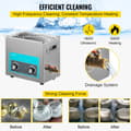 Miniatyrbillede 4 af 7: 6,5L Ultrasonic Cleaner til smykker, tandproteser og musikinstrumenter. Med varme, timer og knapkontrol for effektiv rengøring.