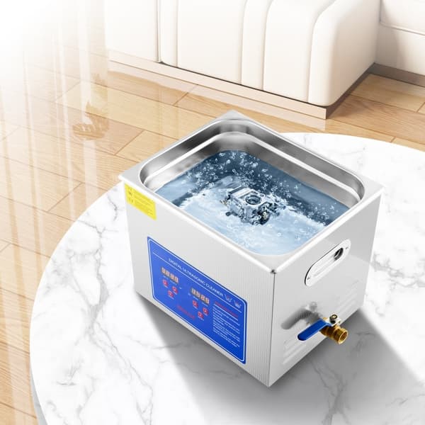 JPS-40A Ultrasonisk Renser 10L, Effektiv ultralydsrensning af smykker i rustfrit stål med digital visning.