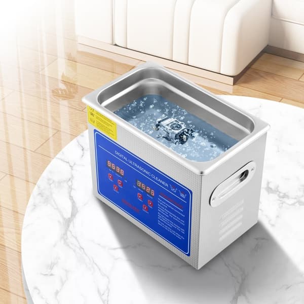 JPS-20A Ultrasoundrengörare 3L, digital display, rostfritt stål, för smycken och ultraljudsrengöring.