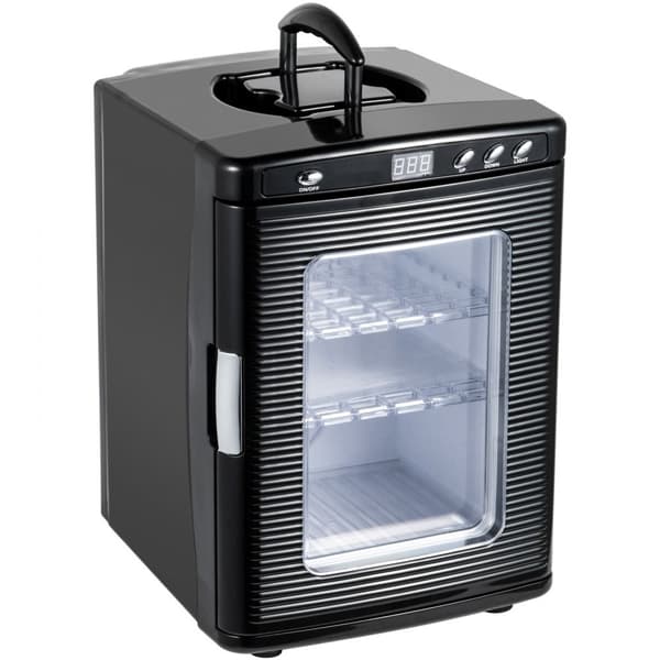 Brutapparat Reptilieneier Inkubator 25L Labor Kylning Värme 5-60℃ 220V för Bruteier Svart
