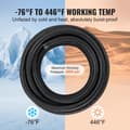 Miniatyrbillede 4 af 9: 6AN brændstofledningssæt, 25 FT slangesæt, 5/16" nylon rustfrit stål PTFE brændstofslange, E85/olie/gas/diesel med 15 drejbare adaptersæt, sort.