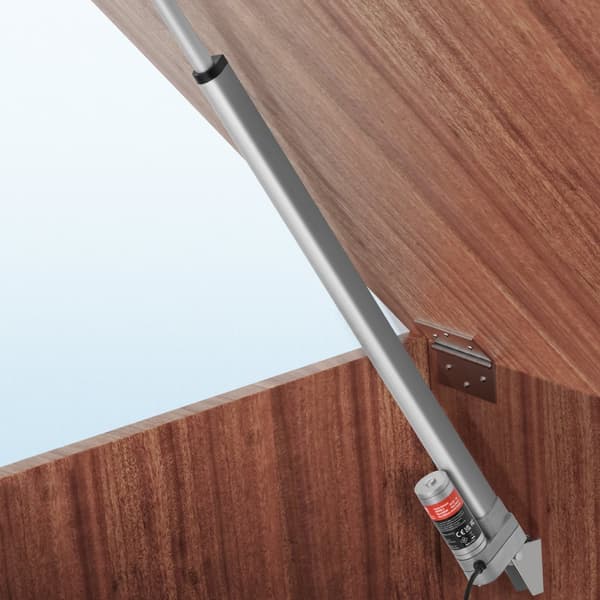 Lineær aktuator 12V, 20 tommer, IP65 vandtæt, med en kraft på 660 lbs/3000N og en hastighed på 0,19"/s.