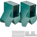 Miniatyrbild 1 av 9: A-Frame gungsatsfästen, robust kolståls gungsats med verktyg, DIY för 101,6x101,6 mm ben & 101,6x152,4 mm balk, grön 2st