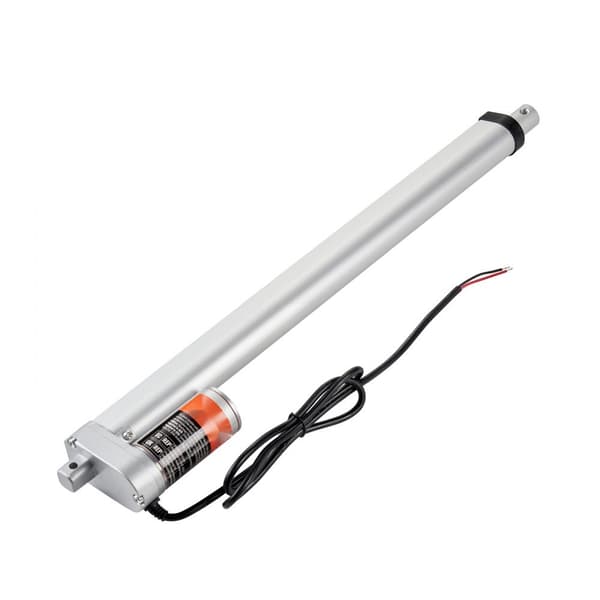 Lineær aktuator 12V, 16" høj belastning - 330 lbs/1500N, hastighed: 0,19"/s, IP54 beskyttelse mod støv og vand.