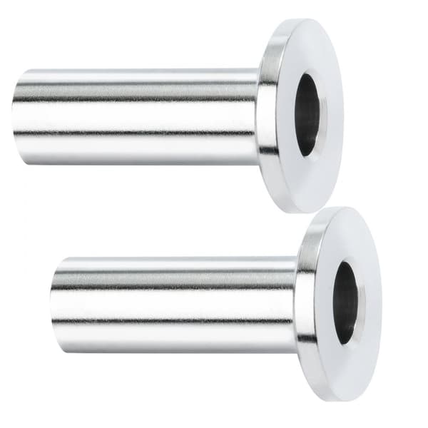 121 kpl T316 ruostumattomasta teräksestä, 4 mm ja 4,8 mm suojaholkit kaiteisiin, DIY kaiteet, ilmainen poranterä, hopea