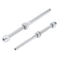 Miniatyrbillede 9 af 9: 61-pak kabelrækværk Swage gevindbolt til spænding, T316 rustfrit stål, perfekt til 3,2 mm dækkabel til træ-/metalstolper.