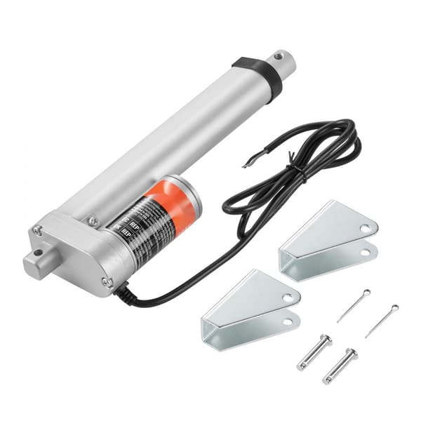 Lineær aktuator 12V, 6 tommer, højt belastning 330 lbs/1500N, hastighed 0,19"/s, IP54 beskyttelse for holdbarhed.