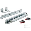 Pikkukuva 1 / 9: 6 paria 381 mm laatikon sivukiinnikkeitä, raskaaseen käyttöön, täyskuulalaakeroitu teräskisko, Soft-Close ohjaus, 100 lbs.