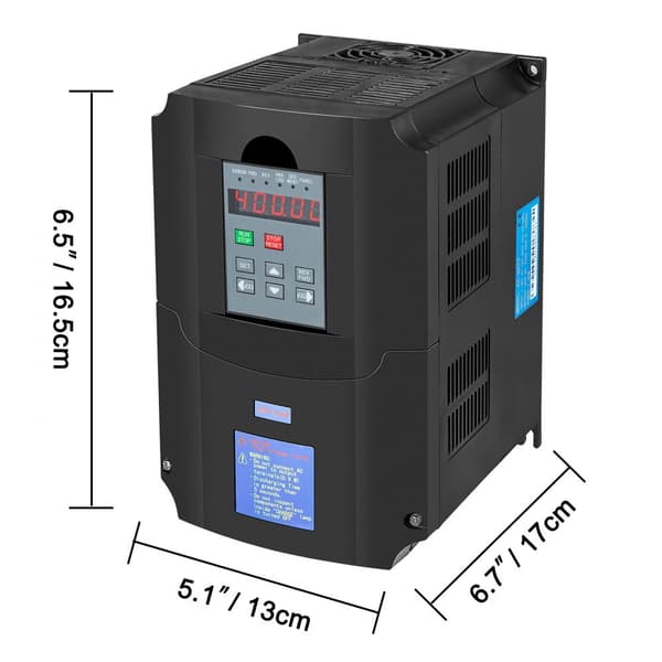 2,2KW 380V VFD variabel frekvensomformer til kontrol af spindelmotorhastighed (2,2KW 380V). Effektiv og pålidelig!