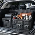 Miniatyrbillede 8 af 9: Sammenklappelige opbevaringskasser med låg, 45 L 3-pak, foldbare plastkasser til tøj, legetøj, bøger og mere. Ideelle til effektiv opbevaring!