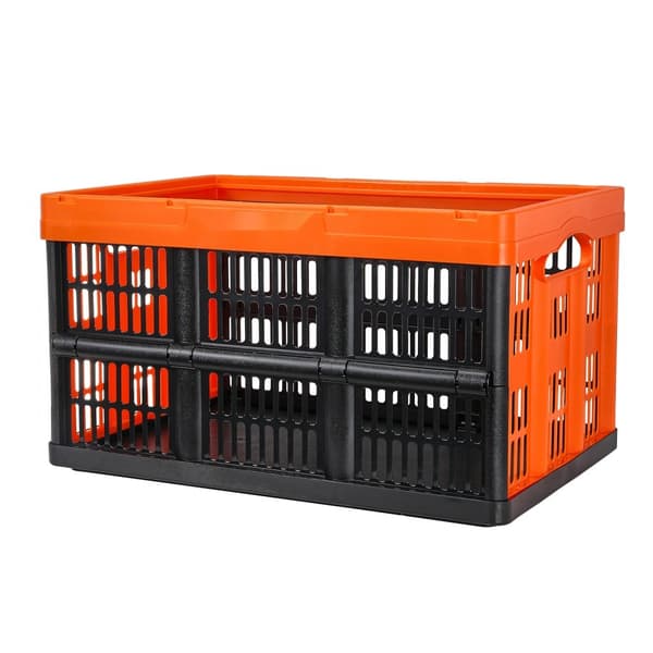 Kokoontaitettava muovinen säilytyskori, 45 l, 3 kpl. Suuret säilytysastiat vaatteille, leluille ja muille tavaroille.