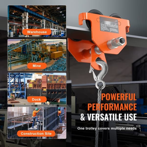 Käsikäyttöinen vaunu, 1100 lbs kantavuus, säädettävä työntöpalkkivaunu kaksoispyörillä, Heavy Duty -seosteräksinen.