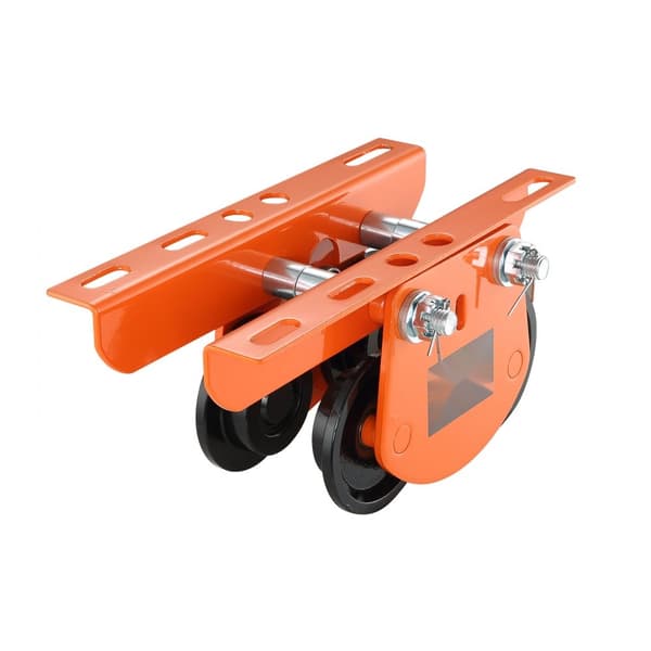 Elektrisk hejsevogn til 2200 lbs/1 ton, justerbar bjælkebredde 2,68"-4,33". Ideel til PA200-PA500 modeller. Robust dobbelthjul design.