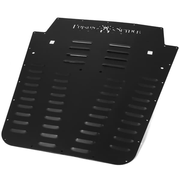Ventileret motorhjelm med sort pulverlakeret finish til Jeep Wrangler JK 2013–2017.
