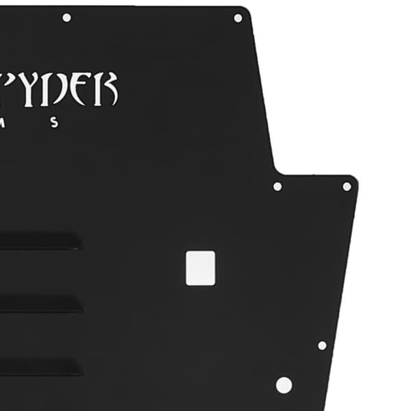 Ventileret motorhjelm med sort pulverlakeret finish til Jeep Wrangler JK 2013–2017.