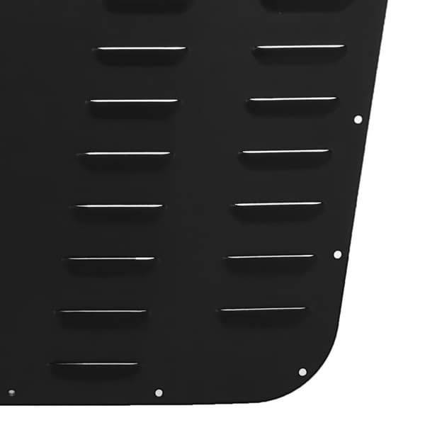 Ventileret motorhjelm med sort pulverlakeret finish til Jeep Wrangler JK 2013–2017.