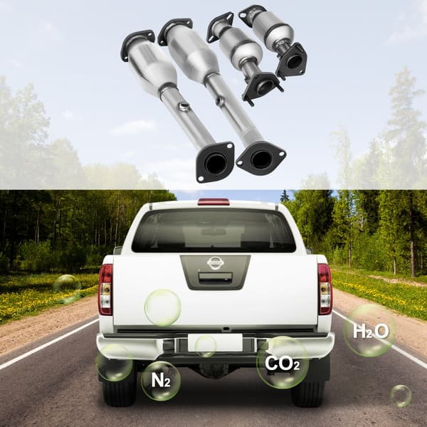 Pakoputken tiiviste, pakoputken pultit, 4,0 l, Nissan Frontier -mallille vuosimallista 05–11.