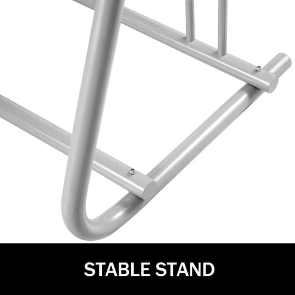 111" lang cykelstativ i fuld stål, 9 holder, velegnet til garage og gårde. Stabilt og praktisk!