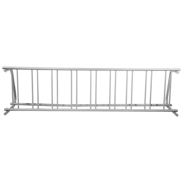 111" lang cykelstativ i fuld stål, 9 holder, velegnet til garage og gårde. Stabilt og praktisk!