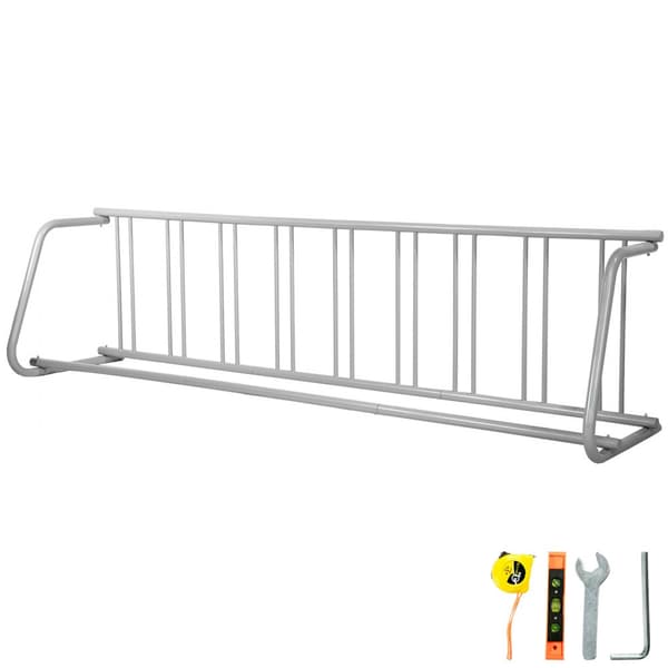 111" lang cykelstativ i fuld stål, 9 holder, velegnet til garage og gårde. Stabilt og praktisk!