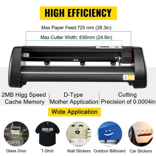 5i1 Värmepress 720mm Vinylskärplotter Skrivare Signmaster Programvara