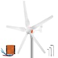 Miniatyrbillede 1 af 9: Vindmøllegenerator 500W, 12/24V (Auto) elektrisk MPPT-controller, 13m/s vindkraftanlæg med 5 blade til strømtilskud.
