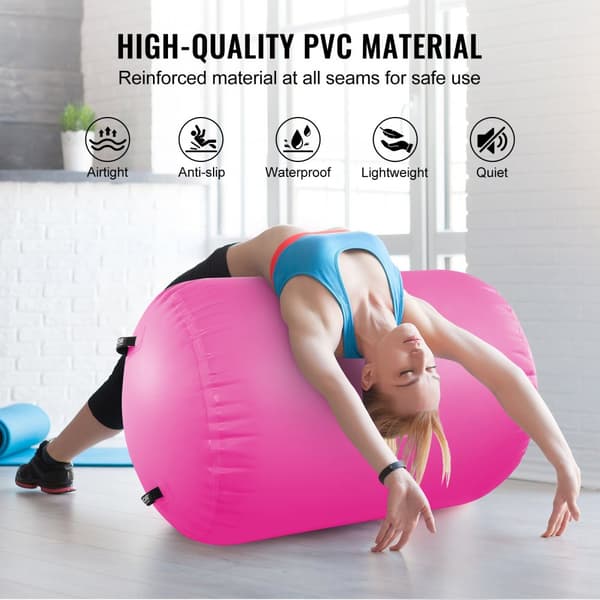 Uppblåsbar Air Barrel med pump för gymnastik, Air Track och Tumble Track – perfekt gymmatta!