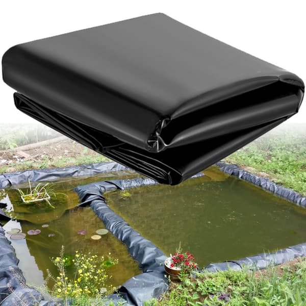 LLDPE dammduk 20x25 ft, 20 Mil dammduk, fiskdammdukar för vattenfall och dammar.