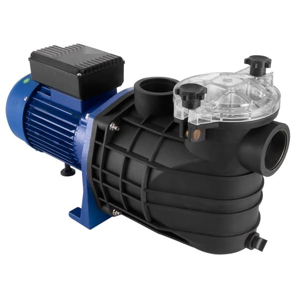 Svømmebassinpumpe 2.5HK 120GPM Enkelthastighed 220V 2850RPM, 50ft max løftehøjde, ideel til overjordiske pools og spabade.