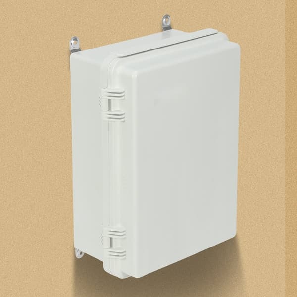 Udendørs elektrisk forbindelsesdåse, 30x20x18 cm, ABS med hængslet dæksel, rustfri lås, IP67, støvtæt og vandtæt til projekter.