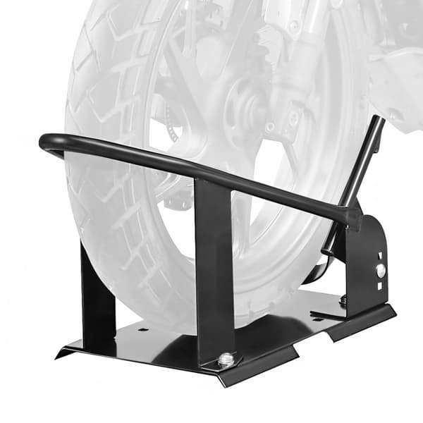 Moottoripyörän pyöränkiila, 816,5 kg kapasiteetti, säädettävä etupyöräpidike 381-533,4 mm maastomoottoripyörille.