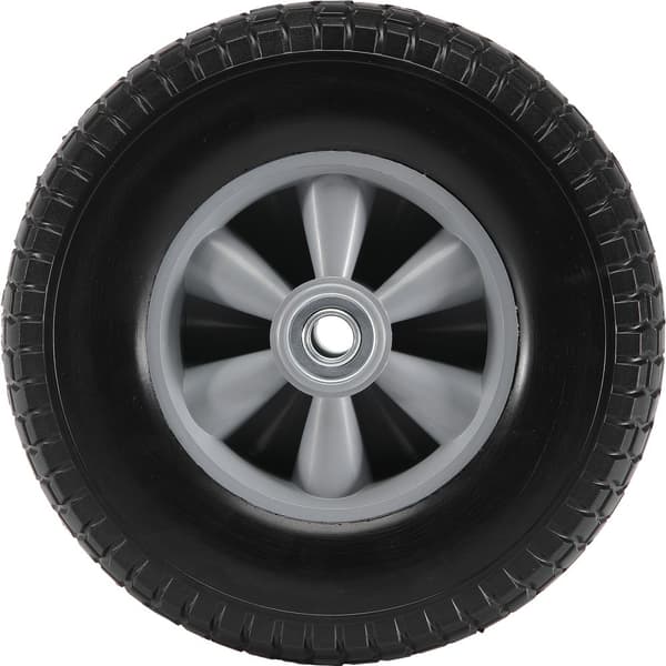 Kestävä PU-renkaat, 10", 2-pack, dynaaminen kuormitus 180 lbs, staattinen 220 lbs, tasaiset renkaat kärryihin.